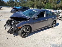 Vehiculos salvage en venta de Copart Ocala, FL: 2016 Honda Civic Touring