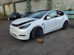 Tesla Model y salvage cars for sale: 2022 Tesla Model Y