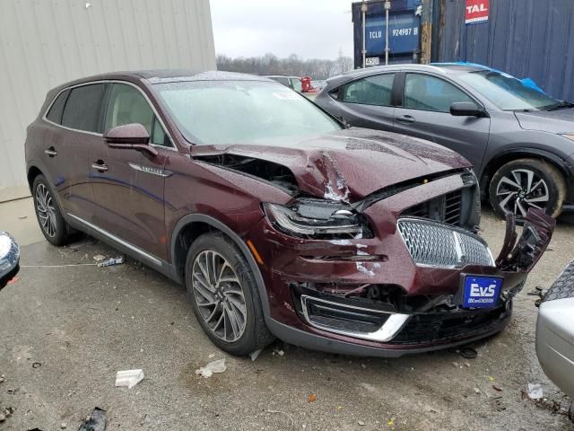 2019 Lincoln Nautilus Reserve