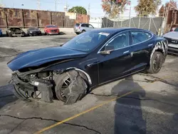 Salvage cars for sale at Wilmington, CA auction: 2018 Tesla Model S