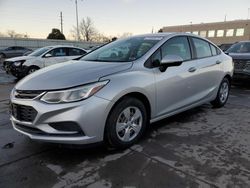 Salvage cars for sale from Copart Littleton, CO: 2017 Chevrolet Cruze LS