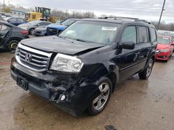 Salvage cars for sale from Copart Louisville, KY: 2015 Honda Pilot SE