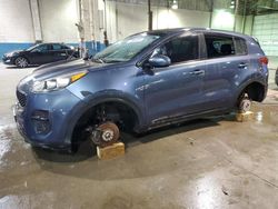 Salvage cars for sale at Woodhaven, MI auction: 2017 KIA Sportage LX