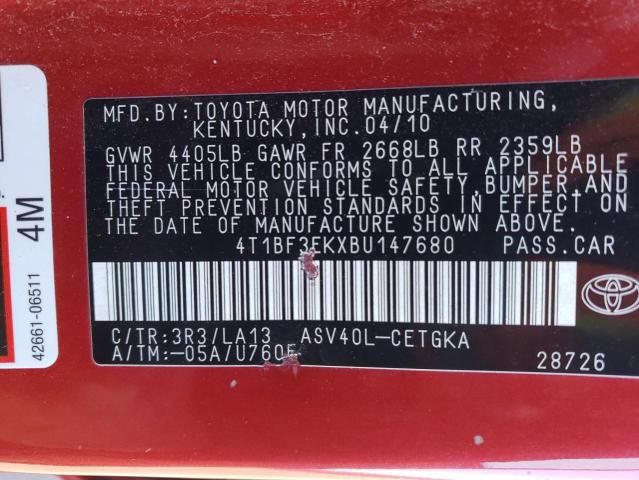 2011 Toyota Camry Base