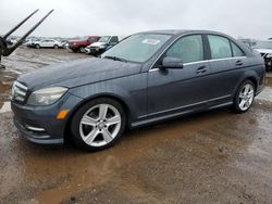 Salvage cars for sale at Elgin, IL auction: 2011 Mercedes-Benz C 300 4matic