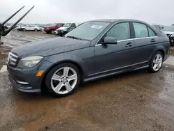 Mercedes-Benz c-Class salvage cars for sale: 2011 Mercedes-Benz C 300 4matic