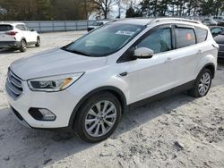 Salvage cars for sale at Loganville, GA auction: 2017 Ford Escape Titanium