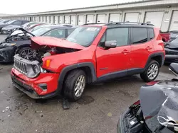 Salvage SUVs for sale at auction: 2021 Jeep Renegade Limited