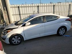 Hyundai salvage cars for sale: 2016 Hyundai Elantra SE