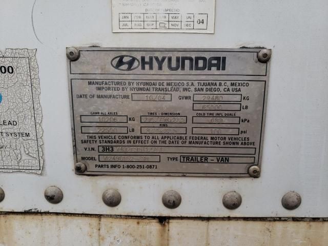 2005 Hyundai Trailer