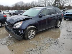 Salvage cars for sale at North Billerica, MA auction: 2017 Chevrolet Equinox LT