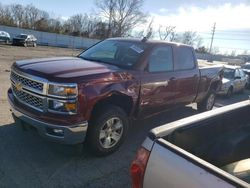 Salvage cars for sale from Copart Cahokia Heights, IL: 2015 Chevrolet Silverado K1500 LT