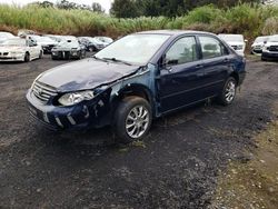 Salvage cars for sale from Copart Kapolei, HI: 2003 Toyota Corolla CE