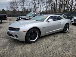 Salvage cars for sale from Copart Candia, NH: 2012 Chevrolet Camaro LS