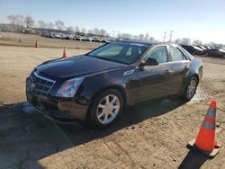 Salvage cars for sale at Pekin, IL auction: 2009 Cadillac CTS
