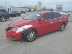 Salvage cars for sale from Copart New Orleans, LA: 2018 Nissan Sentra S