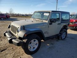 Salvage cars for sale from Copart Indianapolis, IN: 2017 Jeep Wrangler Sport