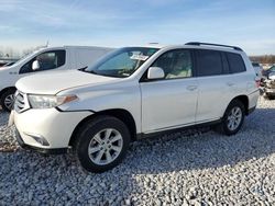 Toyota salvage cars for sale: 2013 Toyota Highlander Base