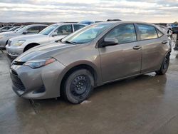 Salvage cars for sale at Grand Prairie, TX auction: 2018 Toyota Corolla L