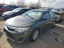 Salvage cars for sale at Indianapolis, IN auction: 2012 Toyota Camry Hybrid