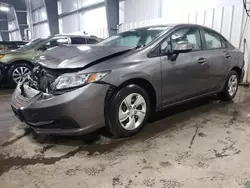 Salvage cars for sale from Copart Ham Lake, MN: 2013 Honda Civic LX