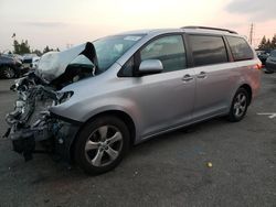 Toyota Sienna LE salvage cars for sale: 2015 Toyota Sienna LE