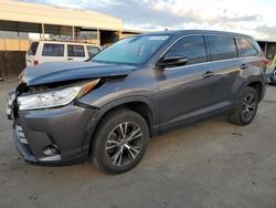 Salvage cars for sale from Copart Fresno, CA: 2019 Toyota Highlander LE