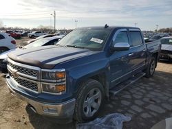 Salvage cars for sale at Indianapolis, IN auction: 2015 Chevrolet Silverado K1500 LTZ