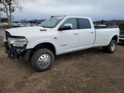 Salvage trucks for sale at San Martin, CA auction: 2022 Dodge 3500 Laramie