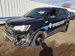 Salvage cars for sale at Albuquerque, NM auction: 2017 Ford Explorer Police Interceptor