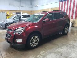 Salvage cars for sale from Copart Kincheloe, MI: 2017 Chevrolet Equinox LT