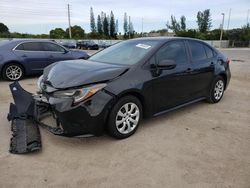 Salvage cars for sale at Miami, FL auction: 2020 Toyota Corolla LE