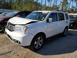 Salvage cars for sale at Harleyville, SC auction: 2013 Honda Pilot EXL