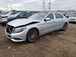 Mercedes-Benz salvage cars for sale: 2016 Mercedes-Benz S MERCEDES-MAYBACH S600