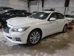 Salvage cars for sale at Franklin, WI auction: 2014 Infiniti Q50 Hybrid Premium