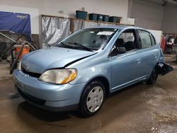 Toyota Echo salvage cars for sale: 2002 Toyota Echo