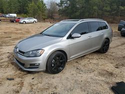 Salvage cars for sale from Copart Gaston, SC: 2015 Volkswagen Golf Sportwagen TDI S