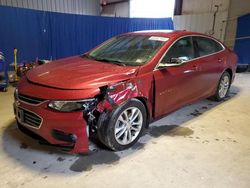 Salvage cars for sale from Copart Hurricane, WV: 2018 Chevrolet Malibu LT