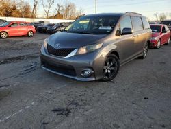 Toyota Sienna salvage cars for sale: 2011 Toyota Sienna Sport