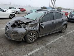 Salvage cars for sale at Van Nuys, CA auction: 2018 Toyota Prius C