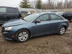 Salvage cars for sale at Davison, MI auction: 2012 Chevrolet Cruze LS