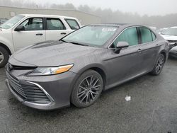 Salvage cars for sale at Exeter, RI auction: 2021 Toyota Camry XLE