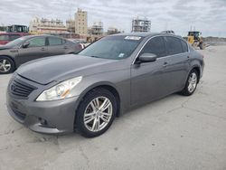 Salvage cars for sale from Copart New Orleans, LA: 2015 Infiniti Q40