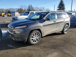 Salvage cars for sale at Ham Lake, MN auction: 2018 Jeep Cherokee Limited