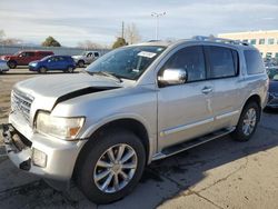 Salvage cars for sale at Littleton, CO auction: 2010 Infiniti QX56