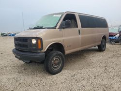 Chevrolet salvage cars for sale: 1998 Chevrolet Express G3500