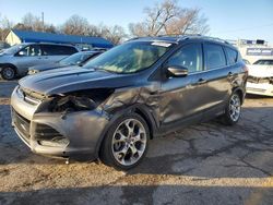 Salvage cars for sale from Copart Wichita, KS: 2014 Ford Escape Titanium