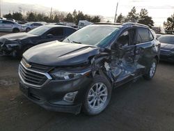 Salvage cars for sale from Copart Denver, CO: 2018 Chevrolet Equinox LT