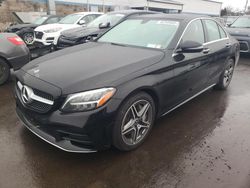 Salvage cars for sale from Copart New Britain, CT: 2019 Mercedes-Benz C 300 4matic