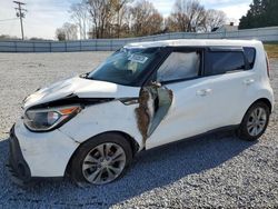 Salvage cars for sale from Copart Gastonia, NC: 2015 KIA Soul +